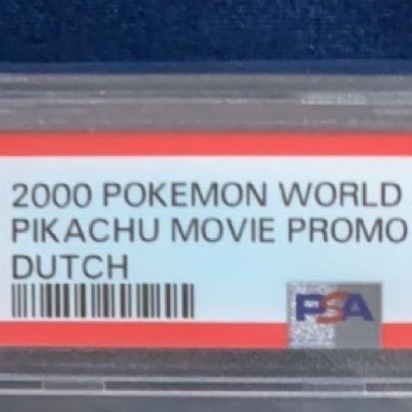 PSA Graded 9 2000 Pikachu Movie Promo (Dutch) - Picture 2 of 2